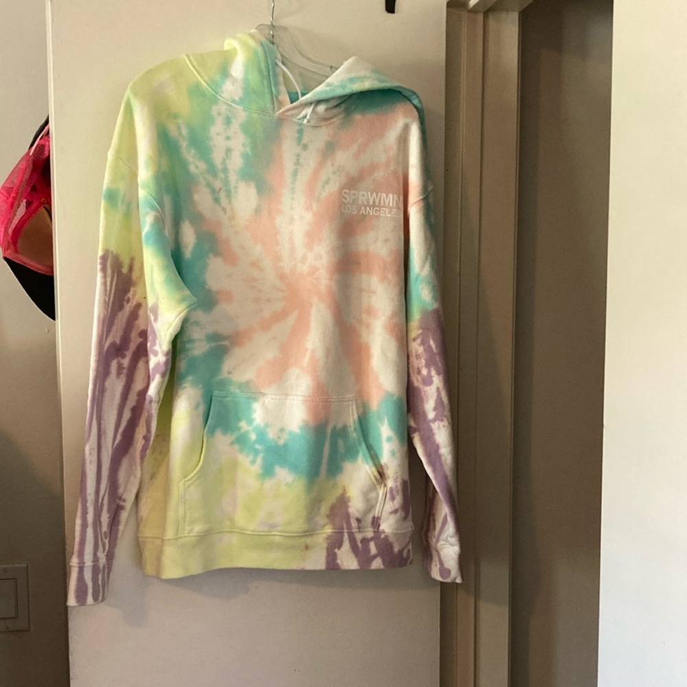 SPRWMN Tie Dye oversized Hoodie size XS